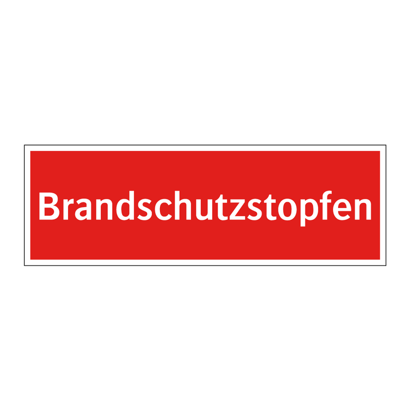 Brandschutzstopfen