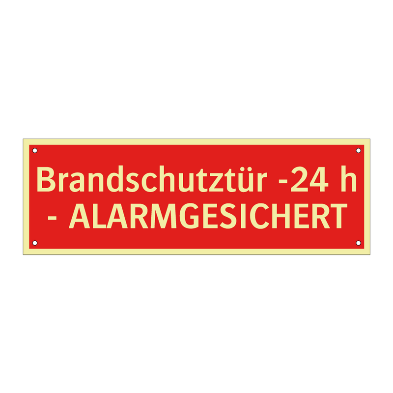 Brandschutztür -24 h - ALARMGESICHERT