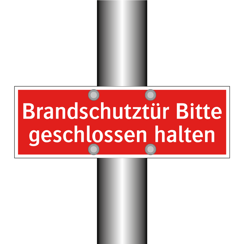 Brandschutztür Bitte geschlossen halten