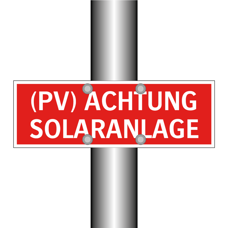 (PV) ACHTUNG SOLARANLAGE