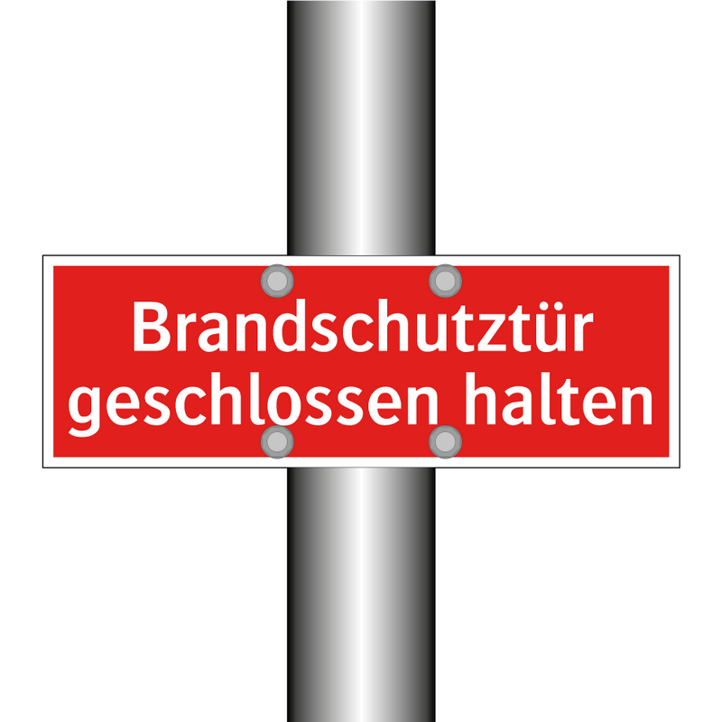 Brandschutztür geschlossen halten