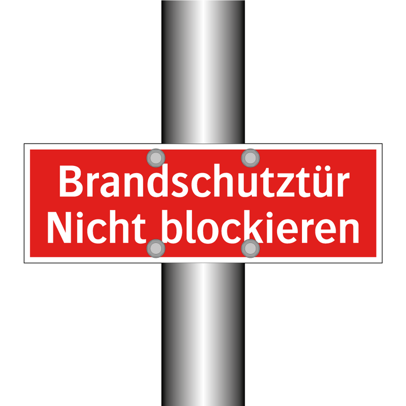 Brandschutztür Nicht blockieren