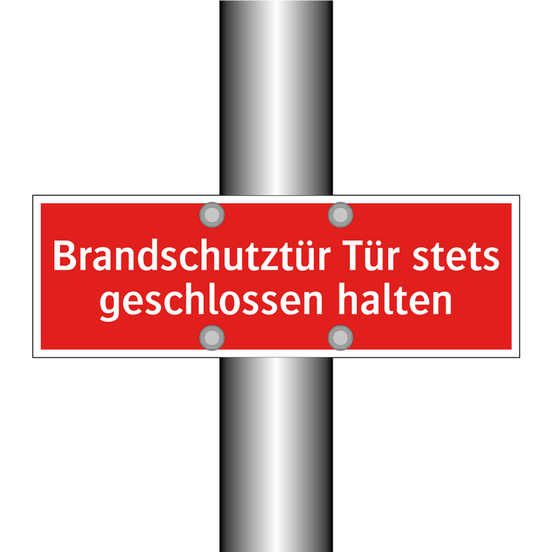 Brandschutztür Tür stets geschlossen halten