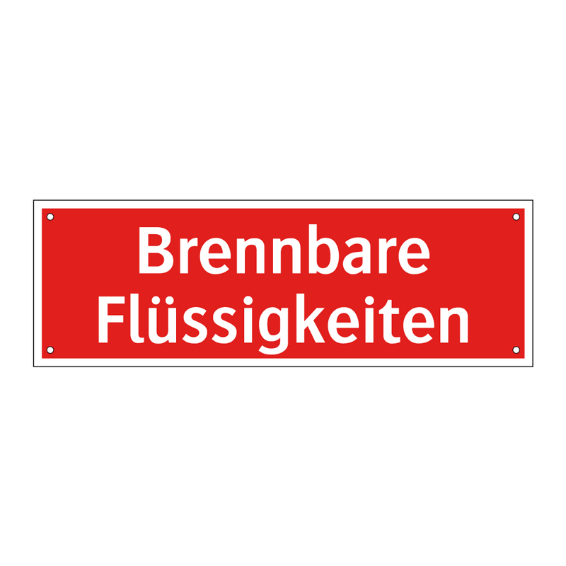 Brennbare Flüssigkeiten