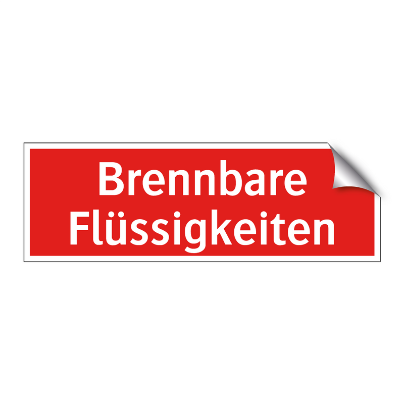 Brennbare Flüssigkeiten