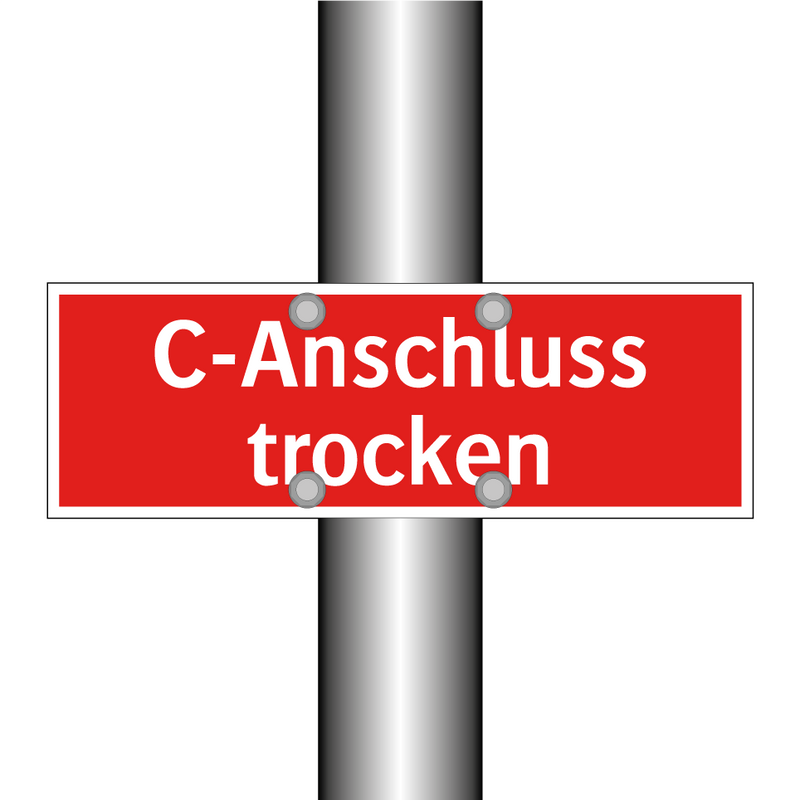 C-Anschluss trocken