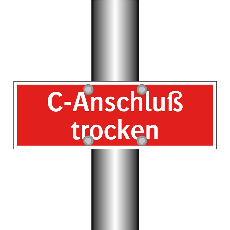 C-Anschluß trocken