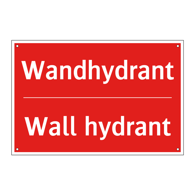 Wandhydrant - Wall hydrant