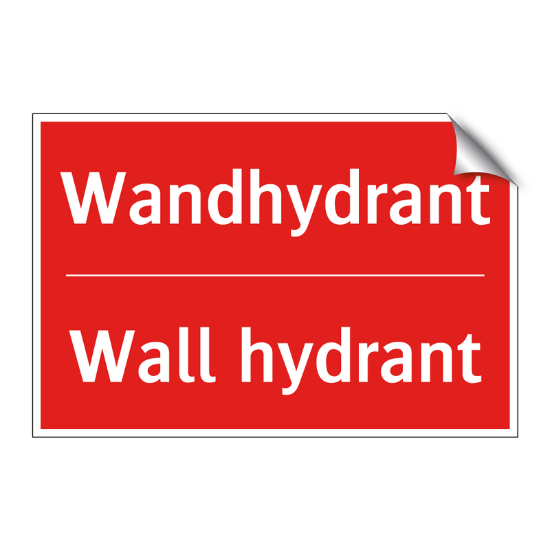 Wandhydrant - Wall hydrant