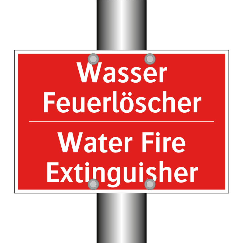 Wasser Feuerlöscher - Water Fire Extinguisher