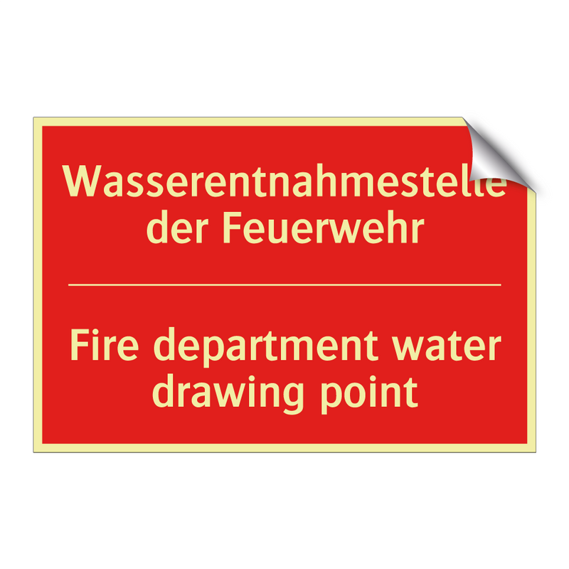 Wasserentnahmestelle der Feuerwehr/.../ - Fire department water drawing /.../