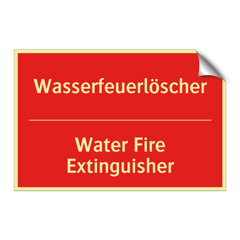 Wasserfeuerlöscher - Water Fire Extinguisher