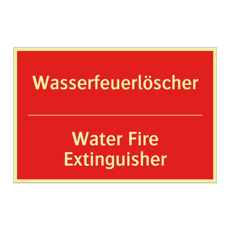 Wasserfeuerlöscher - Water Fire Extinguisher