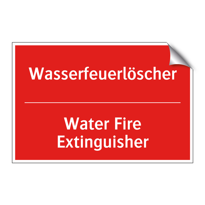 Wasserfeuerlöscher - Water Fire Extinguisher