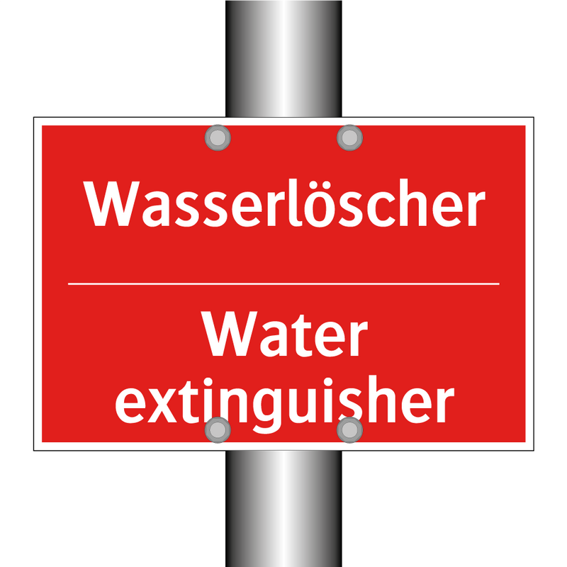 Wasserlöscher - Water extinguisher