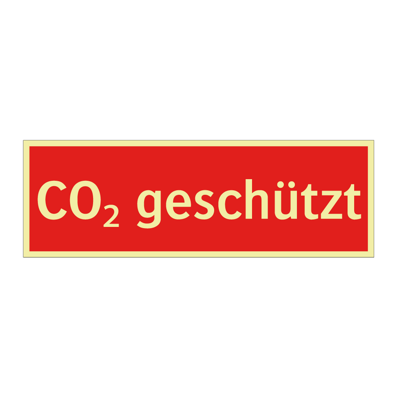 CO₂ geschützt