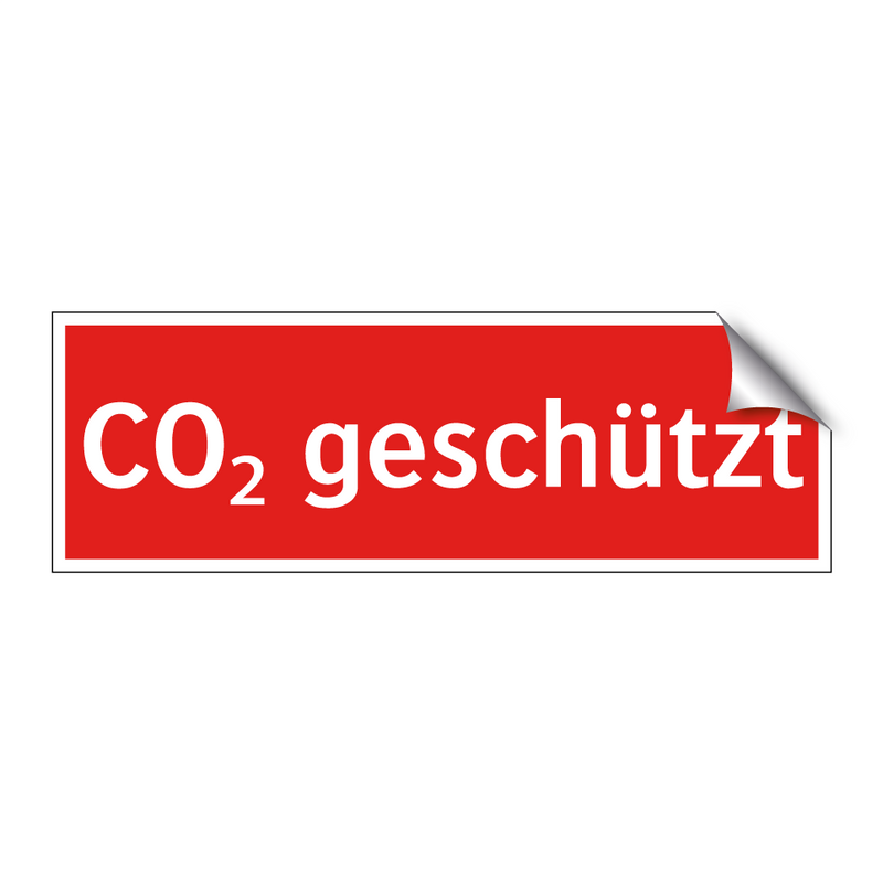 CO₂ geschützt