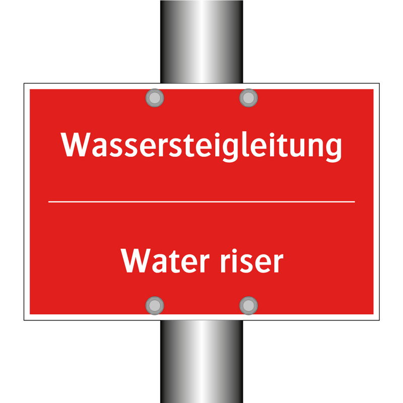 Wassersteigleitung - Water riser