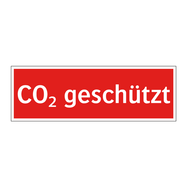 CO₂ geschützt