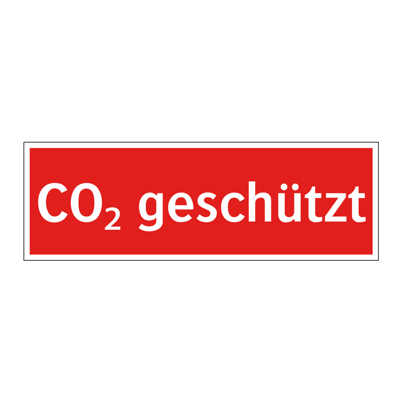 CO₂ geschützt