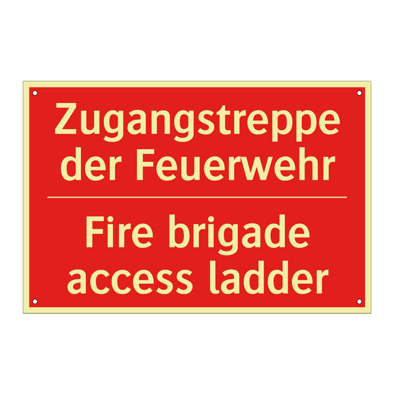 Zugangstreppe der Feuerwehr - Fire brigade access ladder