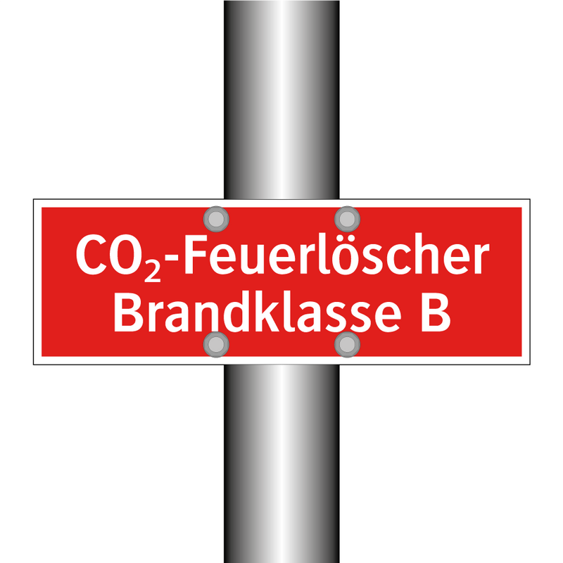 CO₂-Feuerlöscher Brandklasse B