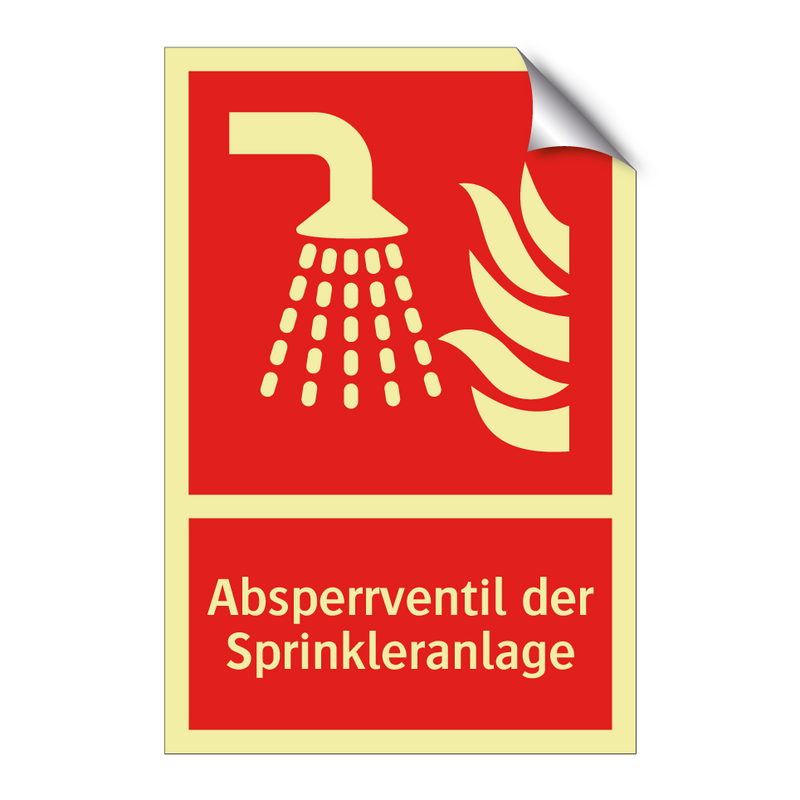 Absperrventil der Sprinkleranlage