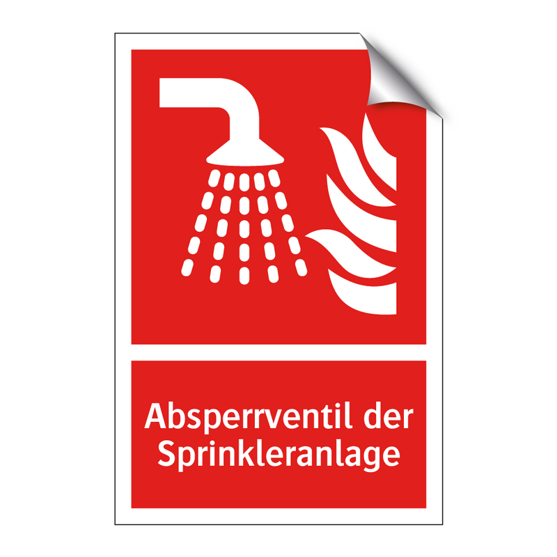 Absperrventil der Sprinkleranlage