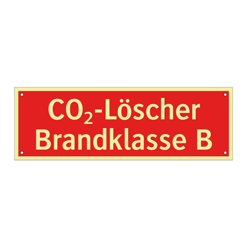 CO₂-Löscher Brandklasse B