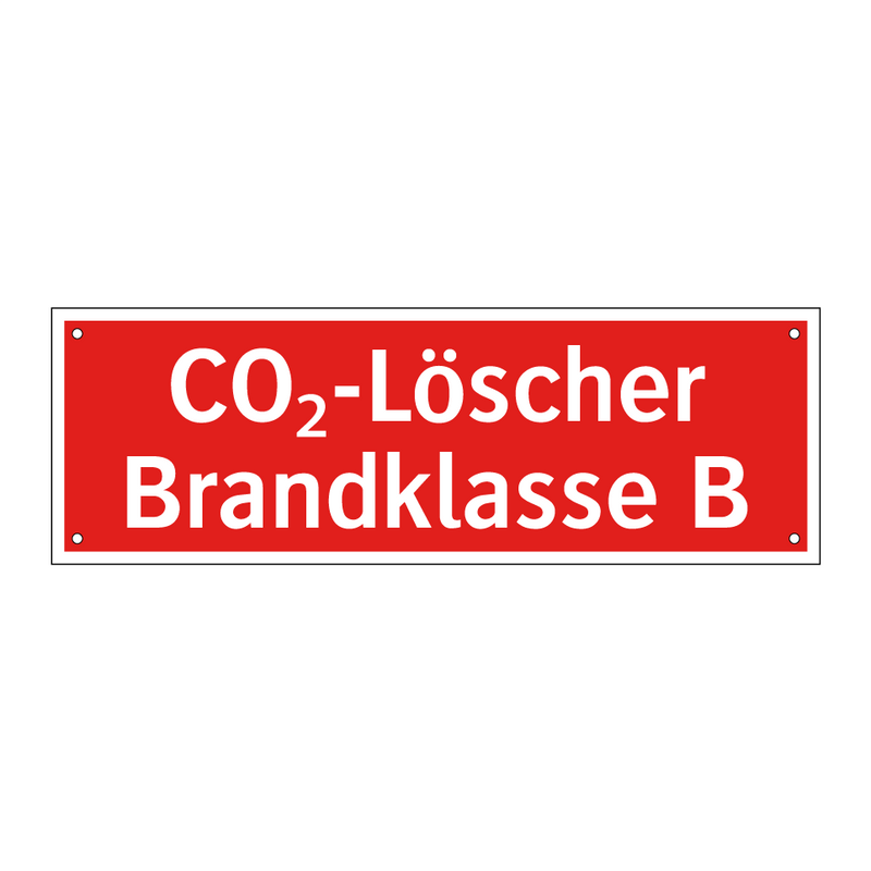 CO₂-Löscher Brandklasse B