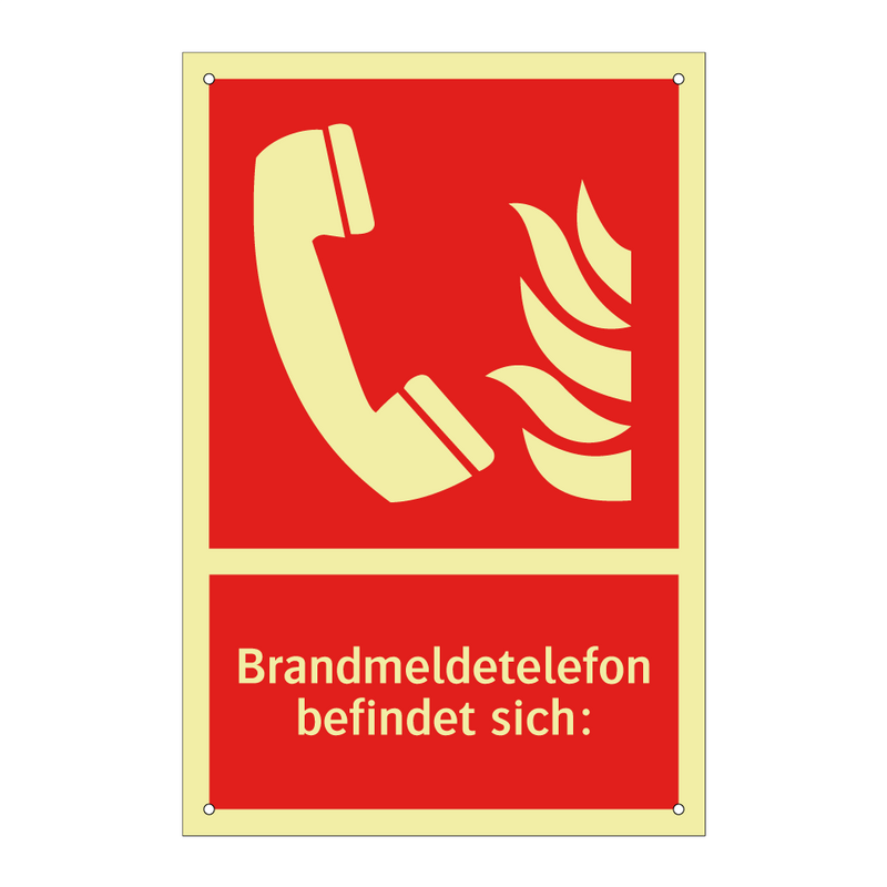 Brandmeldetelefon befindet sich: