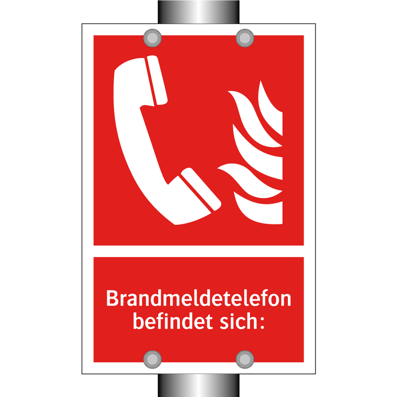 Brandmeldetelefon befindet sich: