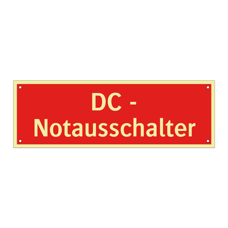 DC - Notausschalter