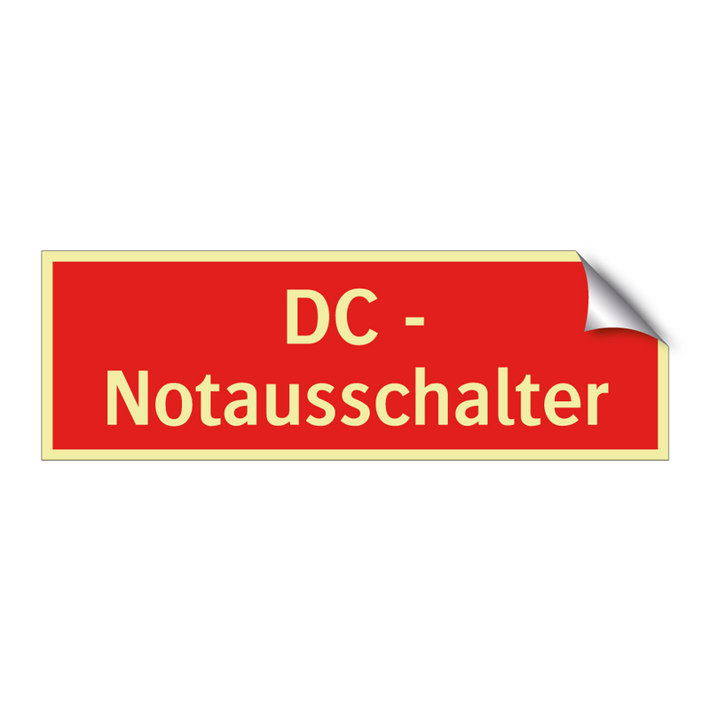 DC - Notausschalter