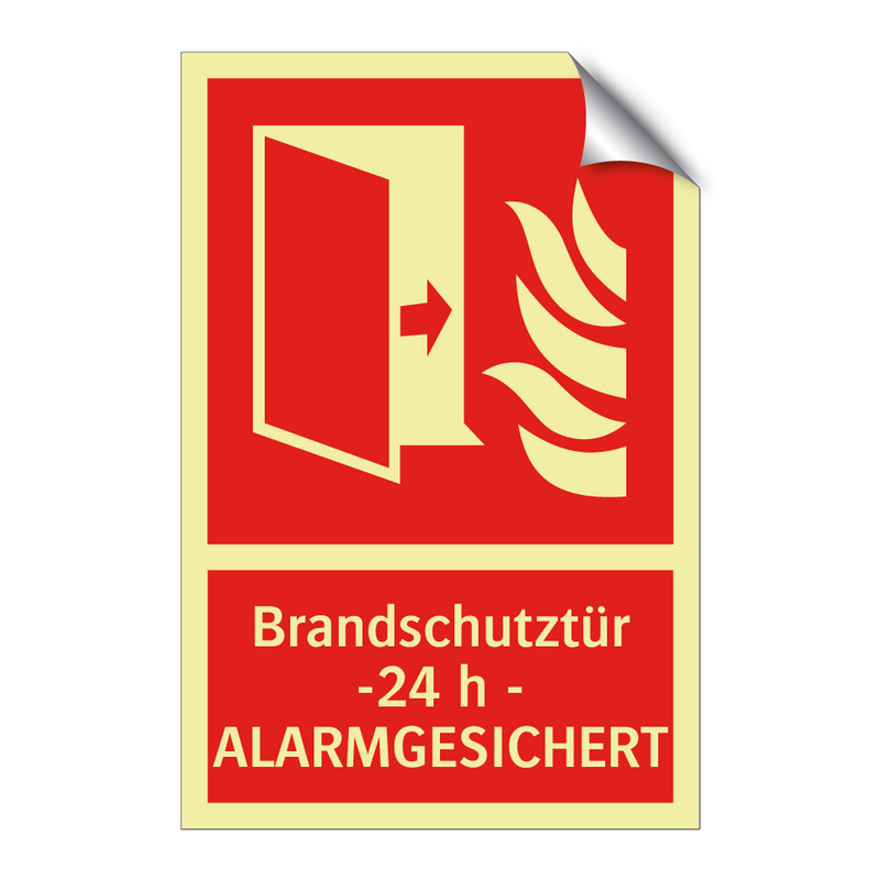 Brandschutztür -24 h - ALARMGESICHERT