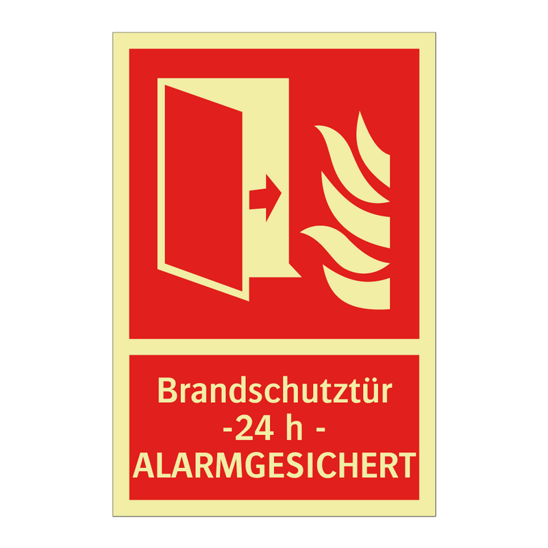 Brandschutztür -24 h - ALARMGESICHERT