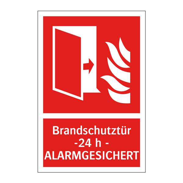 Brandschutztür -24 h - ALARMGESICHERT