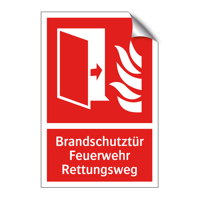 Brandschutztür Feuerwehr Rettungsweg