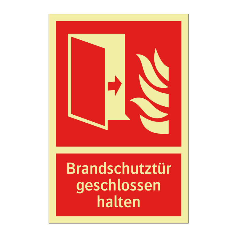 Brandschutztür geschlossen halten