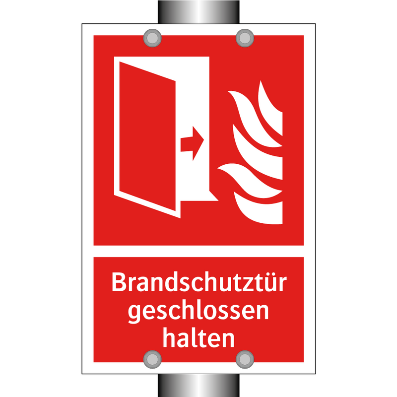 Brandschutztür geschlossen halten