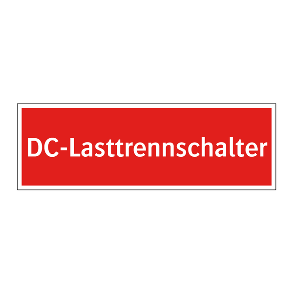 DC-Lasttrennschalter