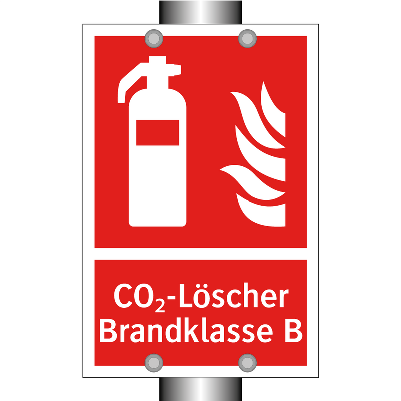 CO₂-Löscher Brandklasse B