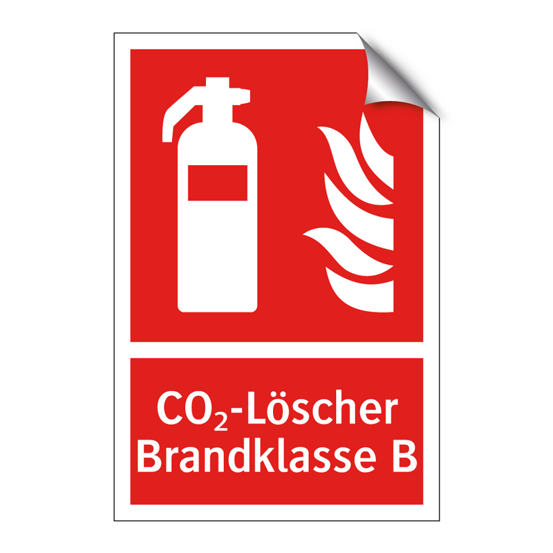 CO₂-Löscher Brandklasse B