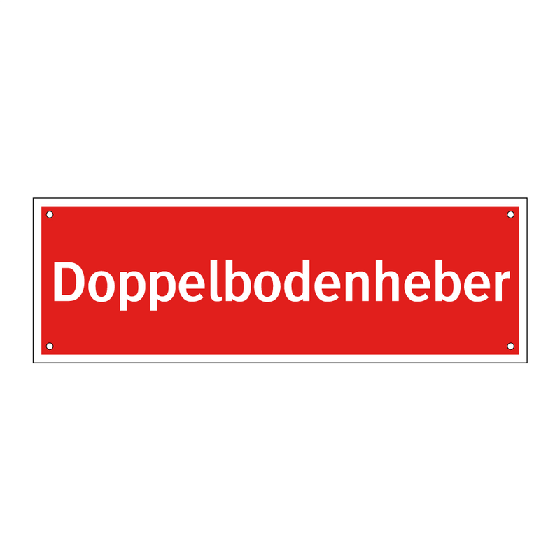 Doppelbodenheber