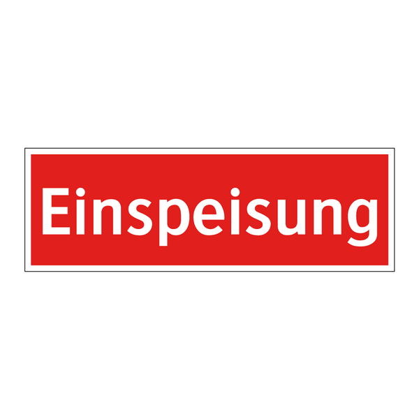 Einspeisung