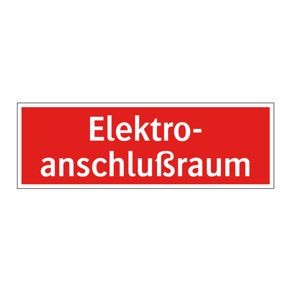 Elektro- anschlußraum