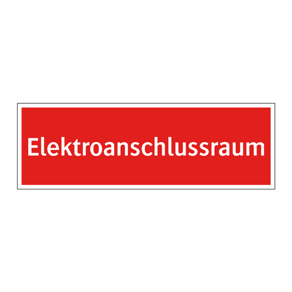 Elektroanschlussraum