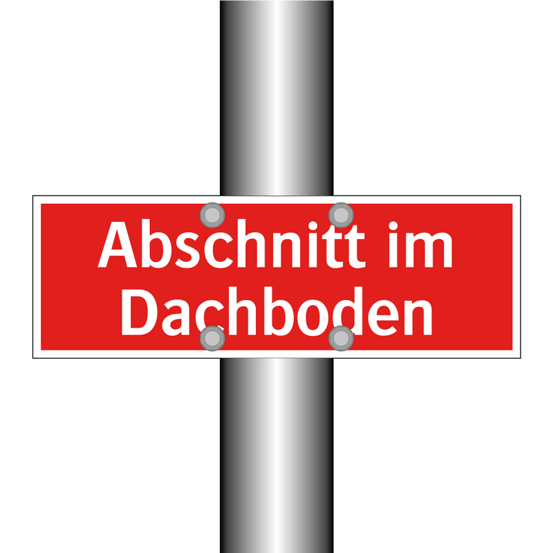 Abschnitt im Dachboden