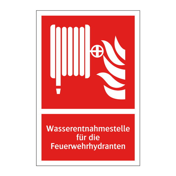 Wasserentnahmestelle für die Feuerwehrhydranten