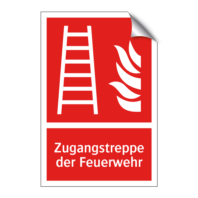 Zugangstreppe der Feuerwehr